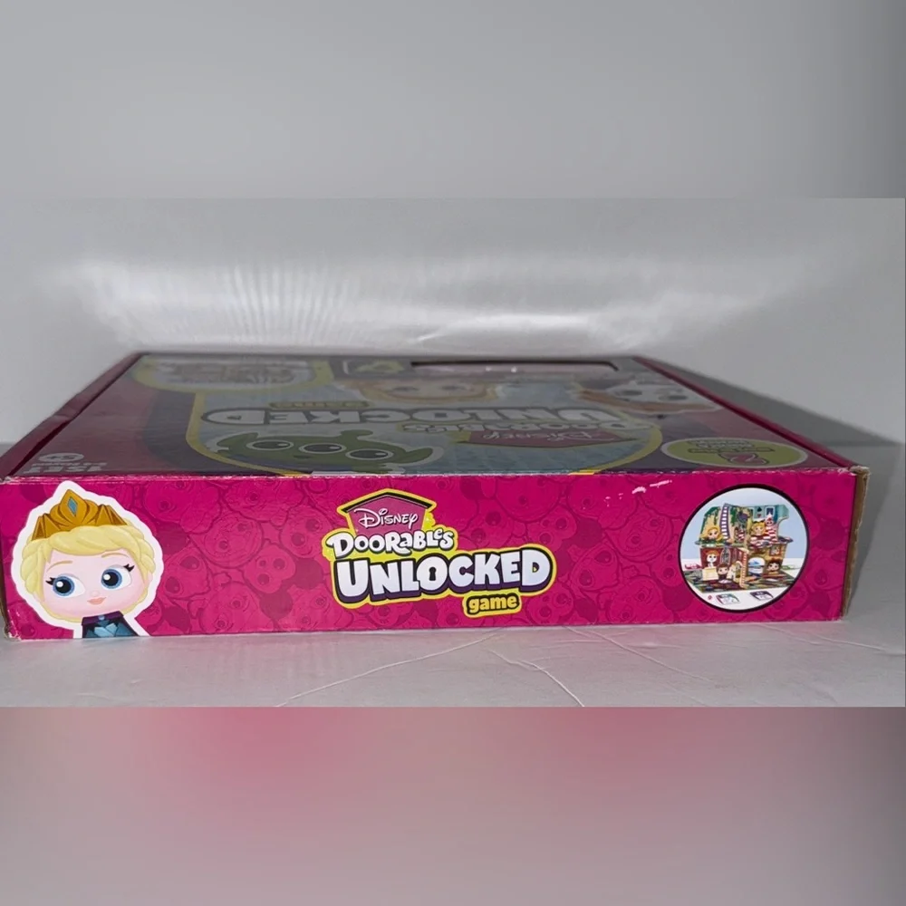 Disney Doorables Unlocked! Board Game – Brand New Sealed with 4 Exclusive Figure